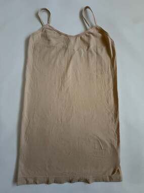 Soho Lady Womens Nude Spaguetti Strap Camisole Tank Top Size S/M